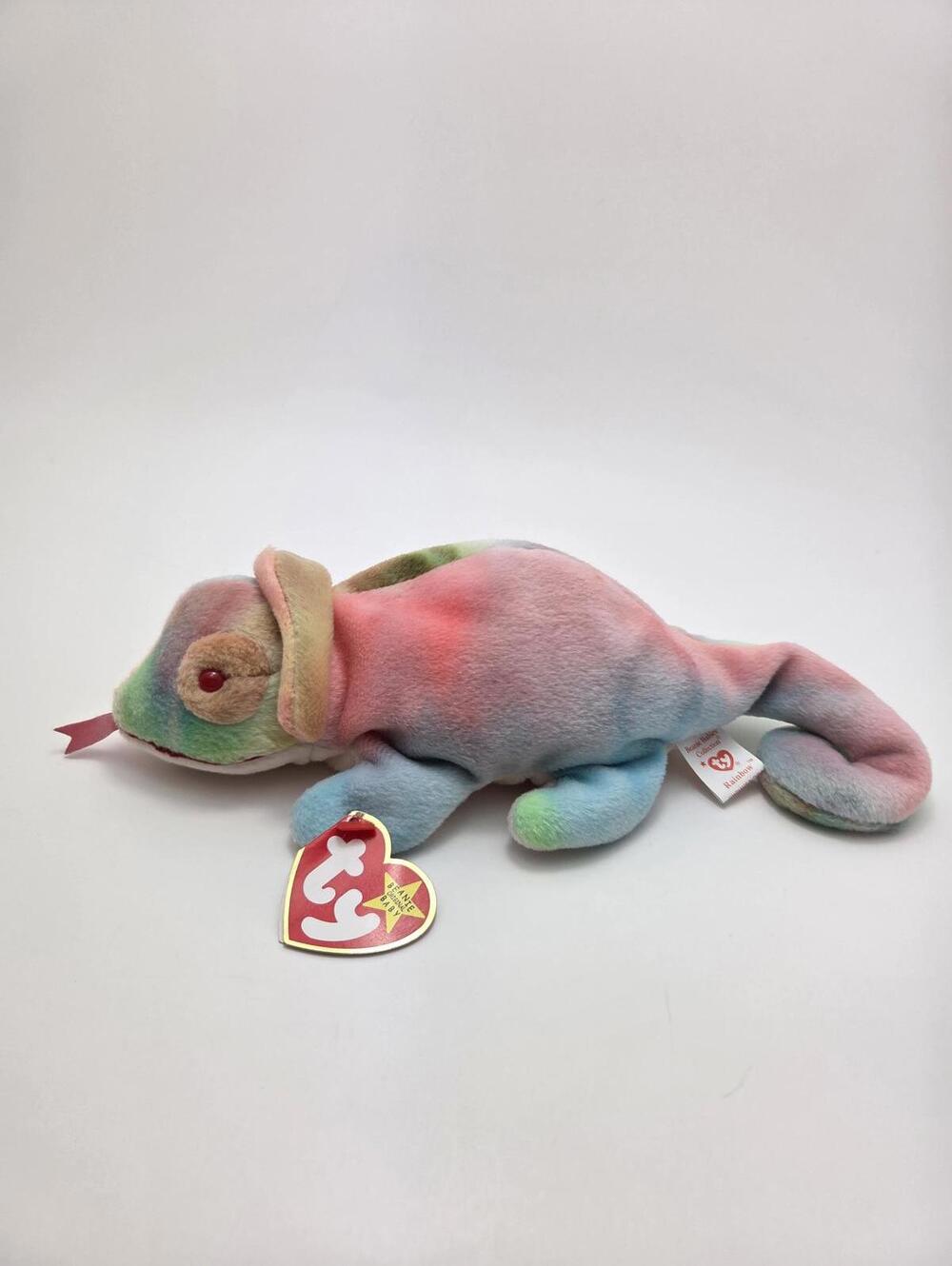 Ty Beanie Babies Rainbow the Tie Dye (Colours Vary) - Picture 2 of 3